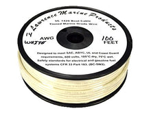Load image into Gallery viewer, 14 AWG Tinned Marine Primary Wire, White, 100 Feet
