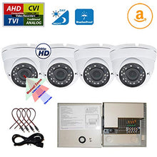 Load image into Gallery viewer, Evertech 1080P HD Day Night Vision Outdoor Indoor Dome CCTV Security Camera with 12V DC Power Supply Box
