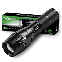 Eco Gear Fx Led Tactical Flashlight   Tk120 Bright High Lumens With 5 Light Modes, Water Resistant, Z
