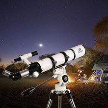 Load image into Gallery viewer, Gskyer Telescope, Telescopes for Adults, 600x90mm AZ Astronomical Refractor Telescope,Telescope for Kids,Telescopes for Adults Astronomy, German Technology Scope
