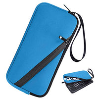 XBERSTAR Soft Carrying Pouch Sleeve Case Neoprene Bag Cover for Texas Instruments TI-83 TI-89 TI-84 Plus C Silver Edition Casio Graphing Calculator (Blue)