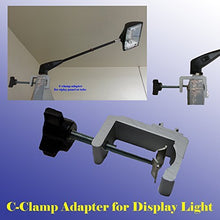 Load image into Gallery viewer, DSM Tm Premium C-clamp Adapter Converter for Pop up Tension Booth Display Light LED/Halogen
