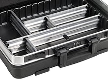 Load image into Gallery viewer, B&amp;W International GO Portable Wheeled Rolling Tool Case Box with Pocket Boards, Black
