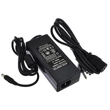 Load image into Gallery viewer, LEDwholesalers 12V 8A 96W AC/DC Power Adapter with 5.5x2.5mm DC Plug and 2.1mm Adapter, Black, UL-Listed, 3224-12VR2
