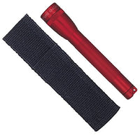 MagLITE MAGM2A03H Mini Maglite AA Flashlight with Holster- Red