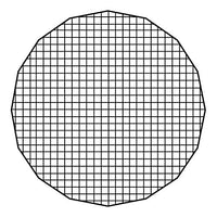 48in (120cm) Eggcrate Grid for Pro Studio Solutions EZ-Pro Beauty Dish and Softbox Combo - 50 Degree Grid (2x2x1.5 Openings)