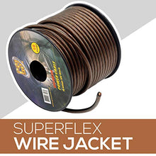 Load image into Gallery viewer, Sound Around 10 Gauge Power Ground Cables-100 ft,10mm Silver-Tinned Oxygen Free Copper Cable,Multi-Strand Construction,Ideal for High-Powered Systems Durable Translucent Jacket-GSI GPC10B100 (BRONZE)
