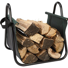 Load image into Gallery viewer, Ironton Log Carrier and Stand - 41 1/2in.L
