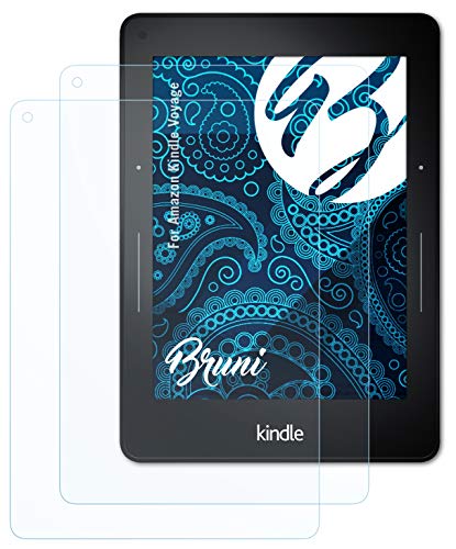 Bruni Screen Protector Compatible with Amazn Kindl Voyage Protector Film, Crystal Clear Protective Film (2X)