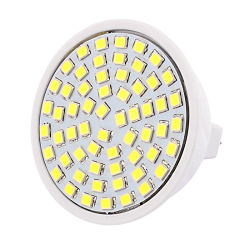 Aexit MR16 SMD Wall Lights 2835 60 LEDs 6W Plastic Energy-Saving LED Lamp Bulb White Night Lights AC 110V