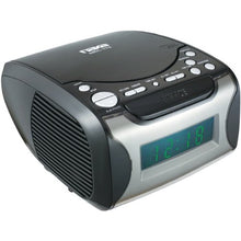 Load image into Gallery viewer, Naxa Digital Alarm Clock with Digital Tuning AM/FM Radio&amp; CD Player
