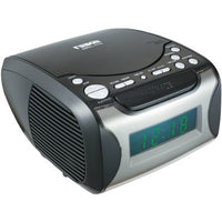 Naxa Digital Alarm Clock with Digital Tuning AM/FM Radio& CD Player