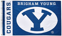 BSI NCAA College Brigham Young Cougars 3 X 5 Foot Flag with Grommets