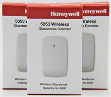 Load image into Gallery viewer, 3 Pack of Honeywell 5853 Wireless Glassbreak Detector W/Mounting Tape
