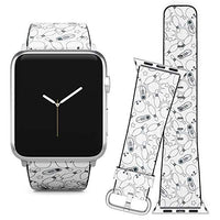 Compatible with Apple Watch (38/40 mm) Series 5, 4, 3, 2, 1 // Leather Replacement Bracelet Strap Wristband + Adapters // Bowling Hand