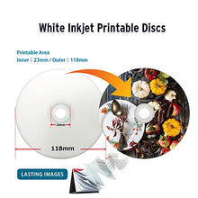 Load image into Gallery viewer, PlexDisc DVD+R 4.7GB 16X White Inkjet Printable Hub Printable - 100pk Cake Box (FFB) 63C-215-BX, 100 pieces
