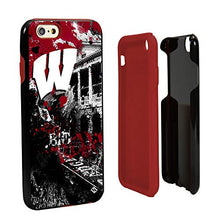 Load image into Gallery viewer, Guard Dog Collegiate Hybrid Case for iPhone 6 / 6s  Paulson Designs  Wisconsin Badgers
