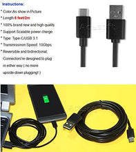 Load image into Gallery viewer, 100% New Micro USB 3.1 to Standard Type A USB 2.0 Data Charger Adapter Cable Cord 6ft for Ting Huawei Nexus 5X/6P Phone - USA
