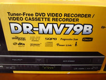 Load image into Gallery viewer, JVC DRMV79B Tunerless 1080p Upconverting DVD Recorder VCR Combo
