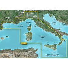 Load image into Gallery viewer, Garmin VEU012R Italy West Coast SD Card Nautical Charts
