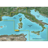 Garmin VEU012R Italy West Coast SD Card Nautical Charts