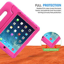 Load image into Gallery viewer, HDE Case for iPad Air 2 - Kids Shockproof Bumper Hard Cover Handle Stand with Built in Screen Protector for Apple iPad Air 2 - 2014 Release 2nd Generation (Hot Pink)
