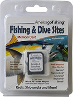 America Go Fishing - Fishing and Dive Sites Memory Card - Escambia and Santa Rosa Counties Florida