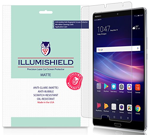iLLumiShield Matte Screen Protector Compatible with Huawei MediaPad M5 8.4 (2-Pack) Anti-Glare Shield Anti-Bubble and Anti-Fingerprint PET Film