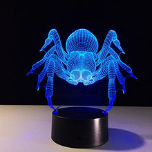 Load image into Gallery viewer, LEDMOMO 3D LED Night Lamp Visualization Illusion 7 Color Change Touch Button Switch USB Powered Amazing Art Optical Unique Light
