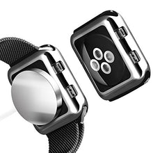 Load image into Gallery viewer, Flexible Electroplate TPU Full Protector Case Cover for Apple Watch Series 3 2 1 (Silver, 38mm)
