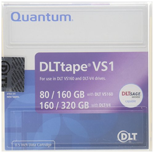 Quantum 1pk VS160 80/160GB DLT-V4 160/320GB Tape Catridge (MR-V1MQN-01)