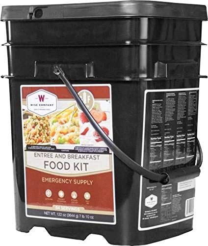 ReadyWise Emergency Food Supply, Gluten Free Breakfast and Entree Variety, 25-Year Shelf Life, 84 Servings