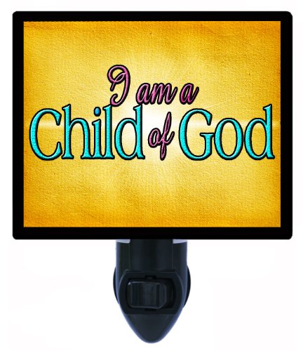Mormon Faith Night Light, LDS, I am a Child of God