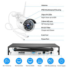 Load image into Gallery viewer, ZOSI 1080P 8CH HD Security Camera System 8Channel 1080P NVR 2TB Hard Drive and (8) HD 2.0MP 1080P Indoor/Outdoor Bullet IP Cameras 65ft Night Vision, Customizable Motion Detection

