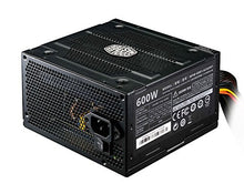 Load image into Gallery viewer, Cooler Master Elite v3 600 watts ATX Power Supply, Quiet 120mm Fan, PCI-E support, 3 Year Warranty, Black
