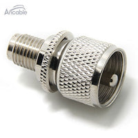Ancable UHF/PL-259 Male to Mini UHF Female RF Coaxial Adapter for CB Ham Radio Antenna Pack of 5