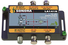 Load image into Gallery viewer, LA141R -T (1) Coax Input, 14 dB Gain Amplifier with 2-42 MHz Return, with power adaptor by Sonora Design
