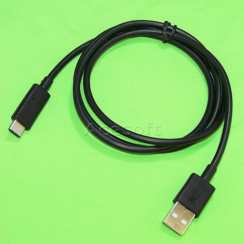 High Speed Black 3ft USB 3.1 Cable Charging Cord Power Data Sync Wire Reversible Connector for AT&T Microsoft Lumia 950 Windows 10 Smartphone