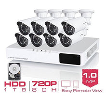 Load image into Gallery viewer, GOWE 8CH CCTV System 720P HDMI AHD 8CH CCTV DVR 1TB HDD 8 1.0 MP IR Security Camera 1200 TVL CCTV Camera Surveillance System
