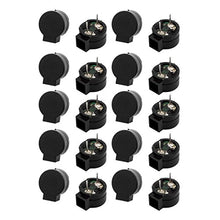 Load image into Gallery viewer, Aexit 20pcs DC Speakers 5V 2 Terminals Single-Side Buzz Passive Stereo Electronic Satellite Speakers Buzzer 13x11x7mm
