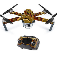 MightySkins Skin Compatible with DJI Mavic Pro Quadcopter Drone - Mosaic Gold | Protective, Durable, and Unique Vinyl Decal wrap Cover | Easy to Apply, Remove, and Change Styles | Made in The USA
