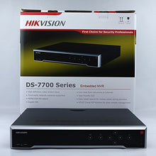 Load image into Gallery viewer, Hikvision DS-7716NI-I4 Embedded 4K16 Channel NVR,Plug and Play Up to 4 SATA Black
