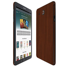 Load image into Gallery viewer, Skinomi Dark Wood Full Body Skin Compatible with Samsung Galaxy Tab E Nook 9.6 (Full Coverage) TechSkin with Anti-Bubble Clear Film Screen Protector
