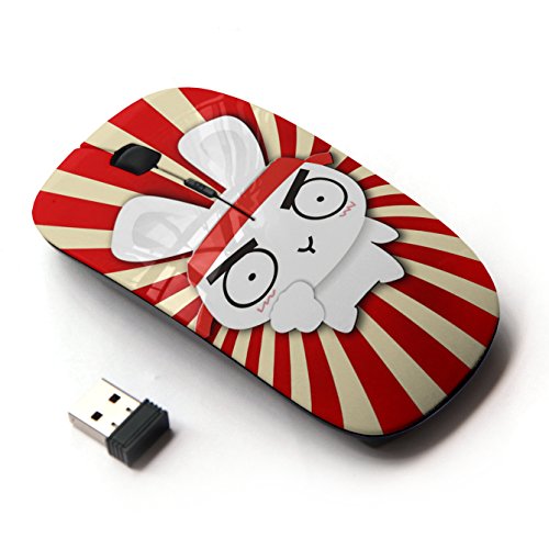 KawaiiMouse [ Optical 2.4G Wireless Mouse ] Design Cute Rabbit Ninja Samurai