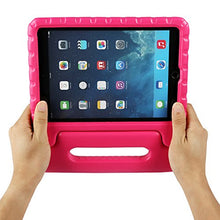 Load image into Gallery viewer, NEWSTYLE Apple iPad Air 2 Case Shockproof Case Light Weight Kids Case Super Protection Cover Handle Stand Case for Kids Children for Apple iPad Air 2 (2014 Released) - Rose Color

