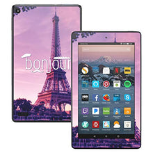 Load image into Gallery viewer, MightySkins Skin Compatible with Amazon Kindle Fire 7 (2017) - Bonjour | Protective, Durable, and Unique Vinyl Decal wrap Cover | Easy to Apply, Remove, and Change Styles | Made in The USA
