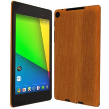 Load image into Gallery viewer, Skinomi Light Wood Full Body Skin Compatible with Google Nexus 7 (2013, 2nd Gen, WiFi Version)(Full Coverage) TechSkin with Anti-Bubble Clear Film Screen Protector
