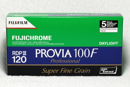 Fuji Provia RDPIII 100F 120MM Color Slide Film, 5-Pack #16326092