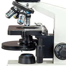 Load image into Gallery viewer, OMAX 40X-2500X LED Trinocular Compound Microscope with Phase Contrast Kit
