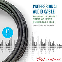 Load image into Gallery viewer, AxcessAbles TRS14-STRS110 Stereo  (6.35mm) Balanced Studio Patch Cable for Mixers/Equalizers/Crossovers/Compressors/Effects Units (10ft)
